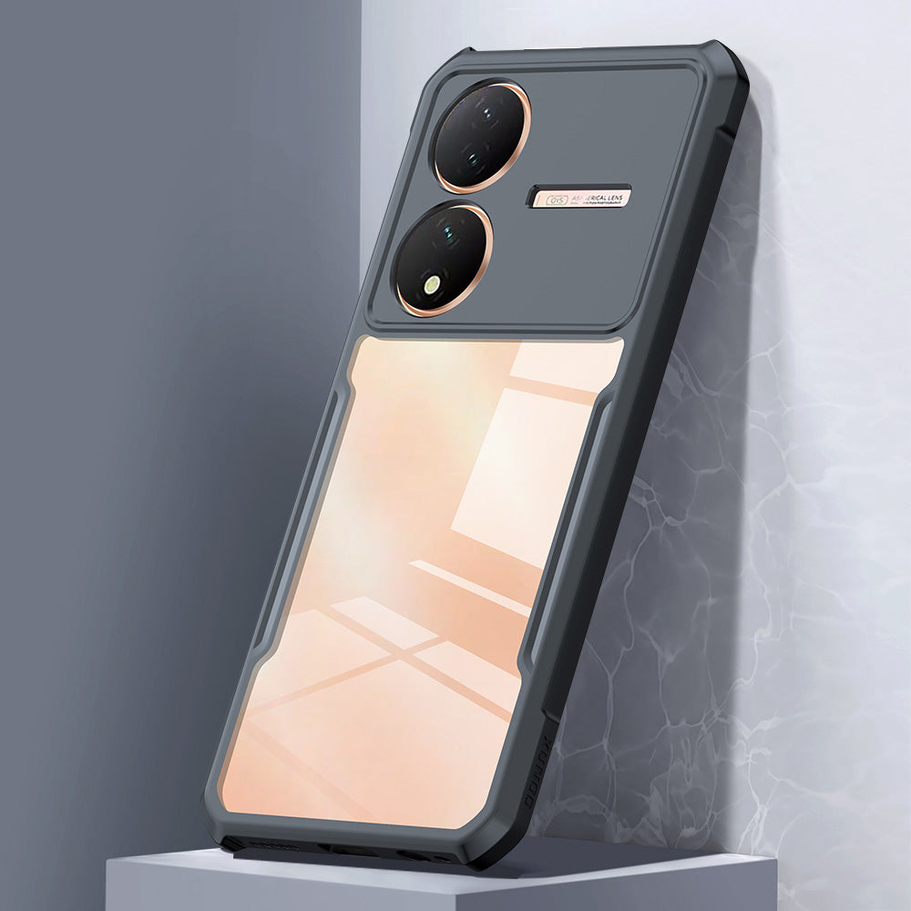 XUNDD For vivo Y100 5G Case Stylish TPU+Acrylic Drop Resistant Phone Cover XUNDD For vivo Y100 5G Case Stylish TPU+Acrylic Drop Resistant Phone Cover